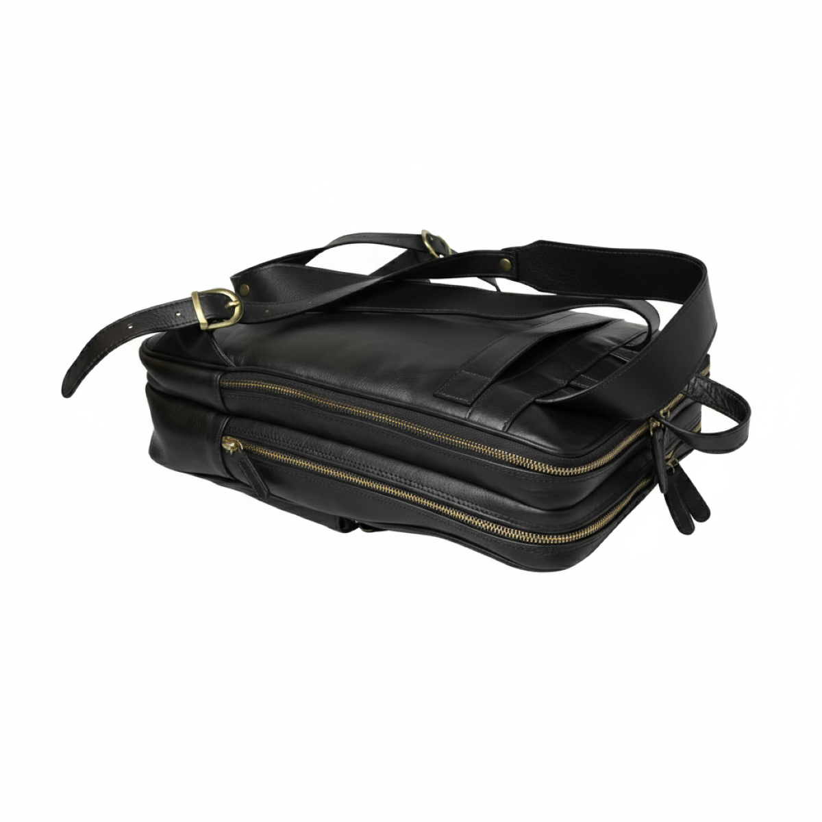 Leather backpack